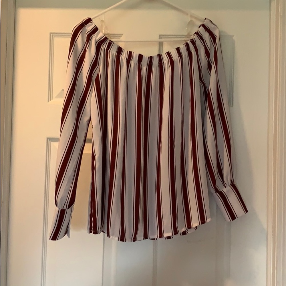 Off the shoulder blouse